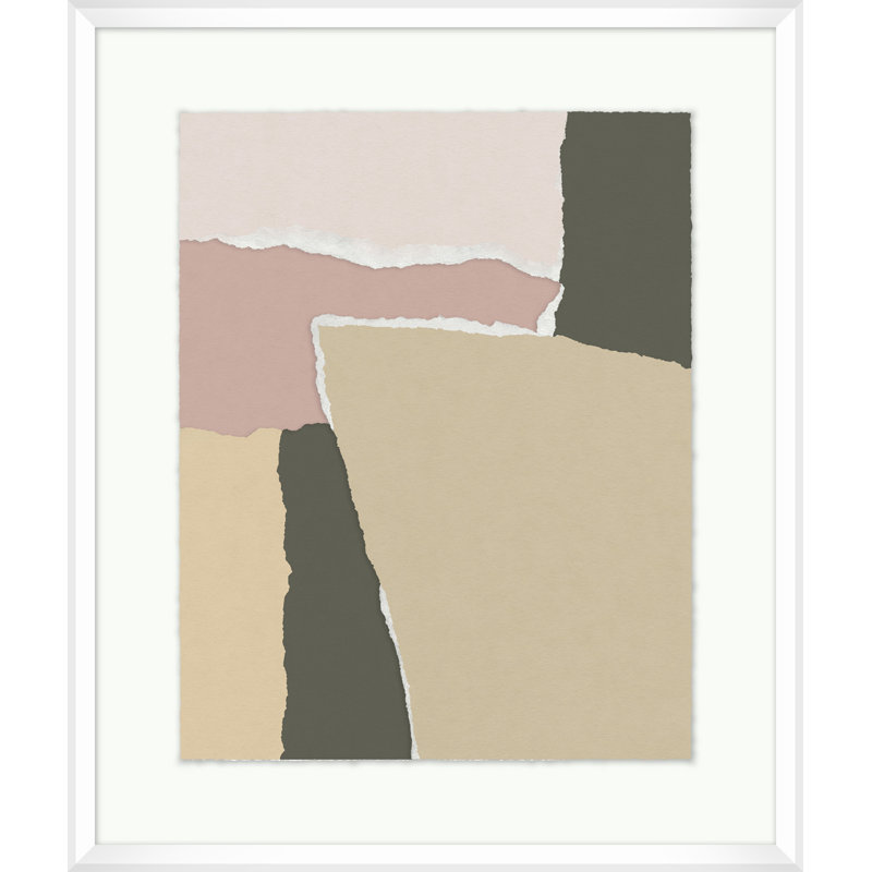 Rustic Papers 1' Framed Print on Glass
