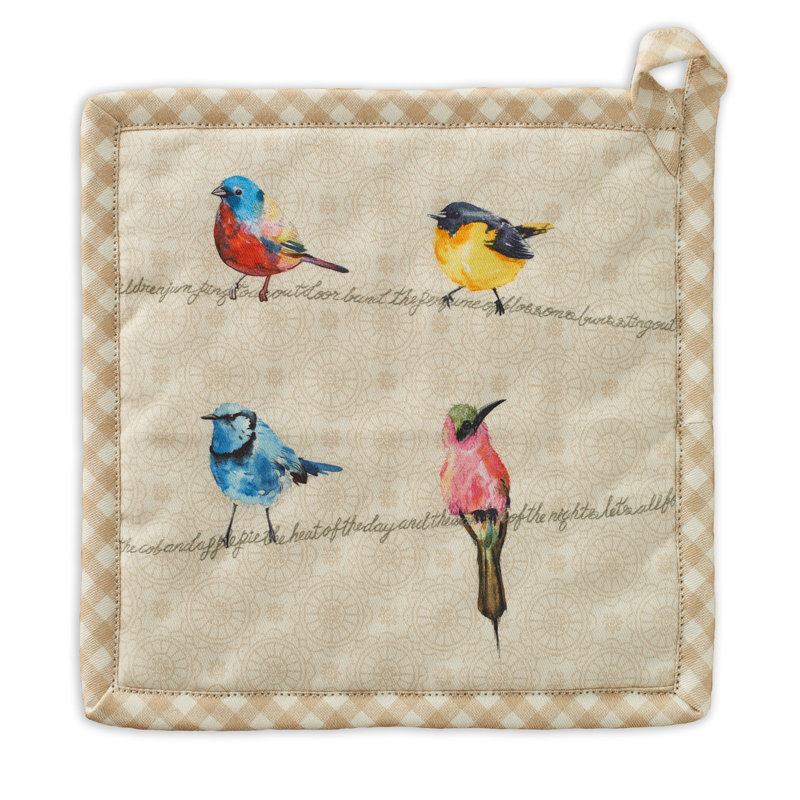 Ensemble de 2 maniques et maniques Maison d'Hermine Birdies on Wire