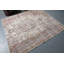 Tapis 5,8 x 6,4 pi, tapis turc, tapis rétro, tapis brun, tapis marocains, tapis de cuisine