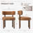 PU Leather Upholstered Solid Wood Dining Chair Side Chair-916460506