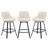 Absalom Modern Industrial Swivel Upholstered 25.6'' Linen Counter Stool with Metal Frame-505018661-479017769