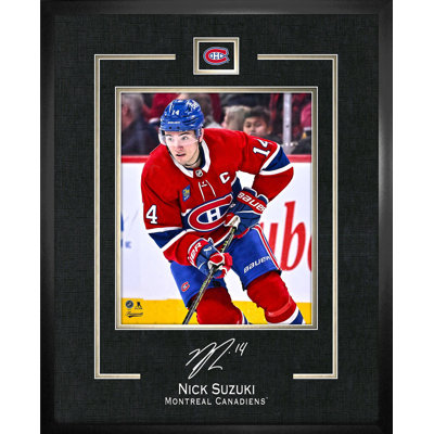 Cadre Nick Nicki, réplique signature 16 x 20 Canadiens