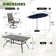 Alyah 6 - Person Metal Patio Dining Set with Rectangular Table