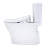 TOTO® WASHLET+®  Aquia IV Two-Piece Elongated Dual Flush 1.28 and 0.9 GPF Toilet and WASHLET S2 Bidet Seat, Cotton White - MW4463346CEMGN#01