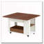 Table basse avec plateau pliable et roulettes-124498942