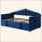 Upholstered Daybed with Adjustable Height Pop Up Trundle, Built-in USB & Type-C Ports, Side Storage Pockets, No Box Spring Required