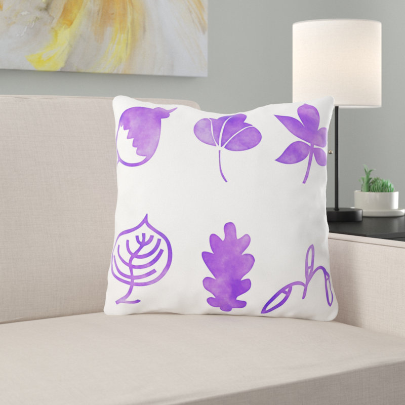 Outdoor Reversible Throw Pillow, Microsuede, Indoor