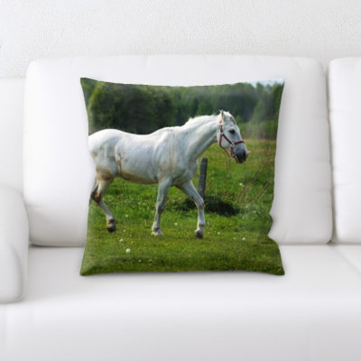 Laird Horse Throw Pillow