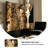 Vintage Solid Wood Vine Pattern Folding Room Divider Screen-1486699215
