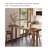 Zen-Style Pine Rectangular Bar Table-1612869545