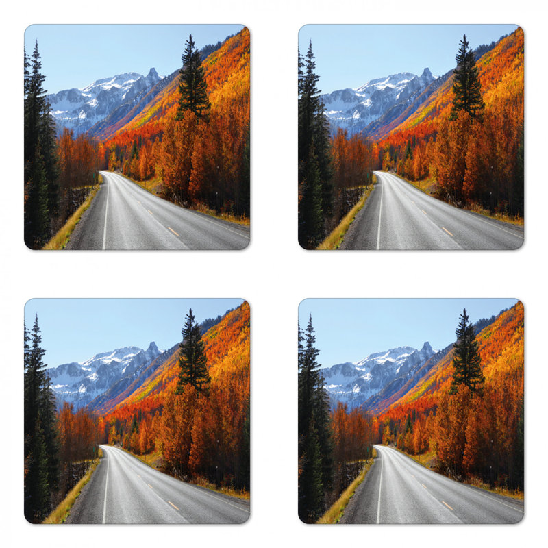 Square 4 Piece Coaster Set