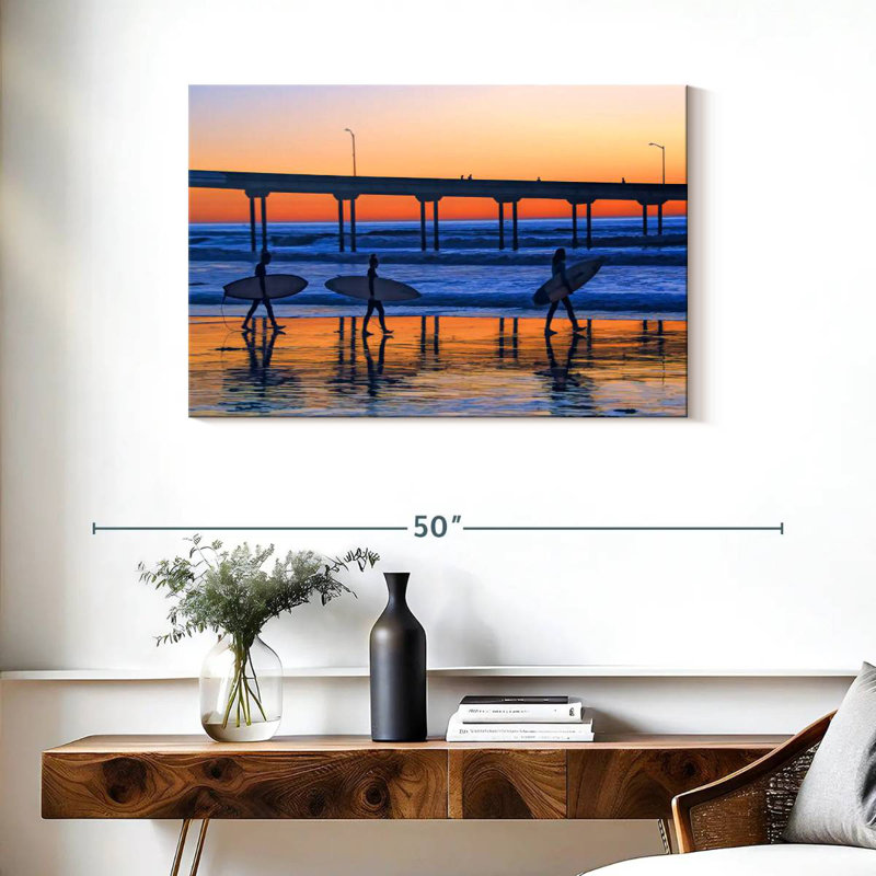 Aletra Ocean Beach Surfers, 24" H x 36" W