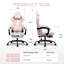 GTPLAYER Adjustable Swiveling PC & Racing Game Chair-106735394