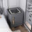 Digiorgio Nightstand With Safe Box And Led Lights And Wireless Charge And Bluetooth Speaker-374673405