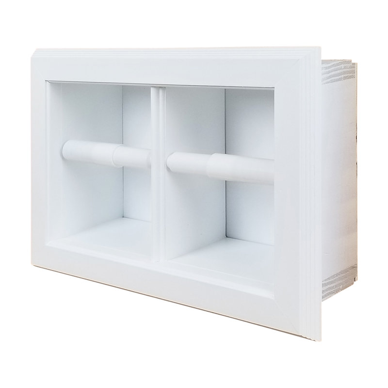 Porte-papier hygiénique Butler, Émail blanc