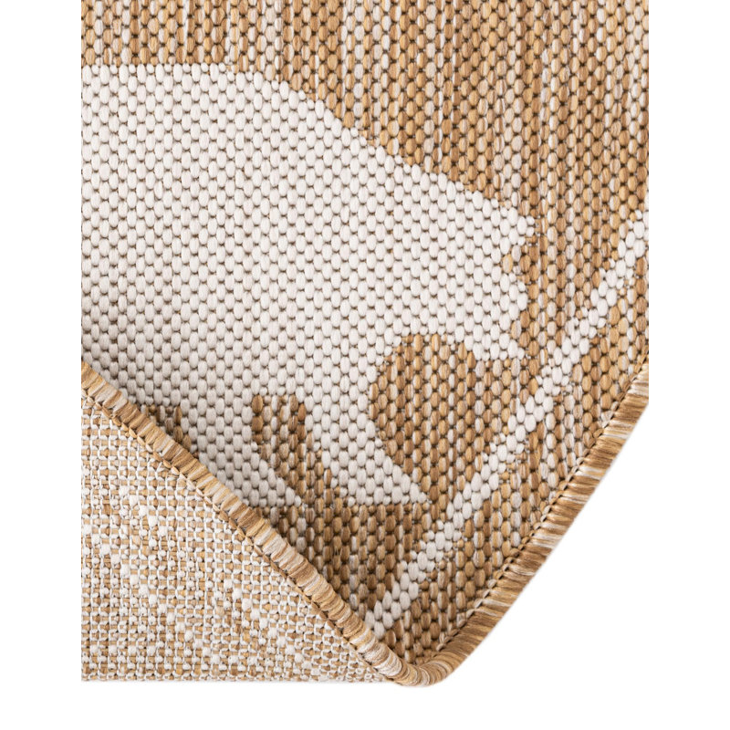 Amasya Marcion Indoor/Outdoor Area Rug, Round 3'1"