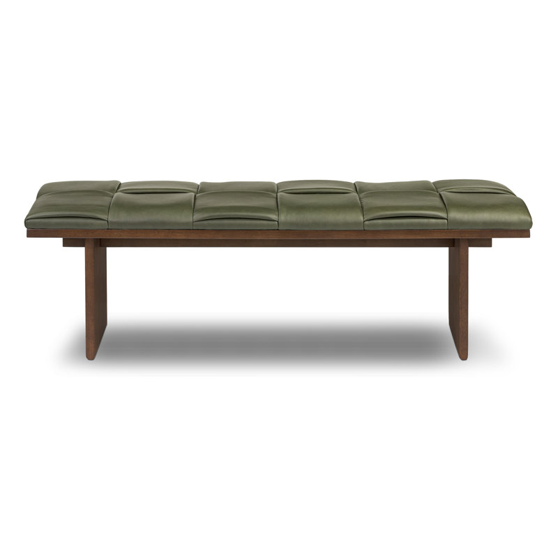 Lapua 55" Genuine Italian Leather Bench