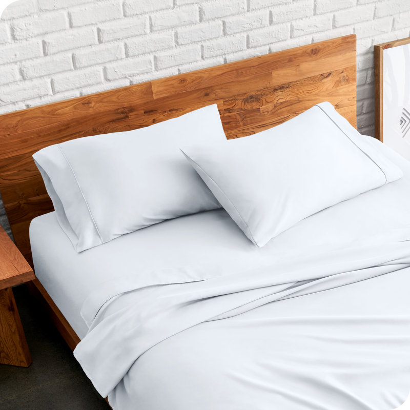 Soft Microfiber Pillowcase Set, White, 2 Standard Pillowcases
