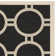 Tapis intérieur / extérieur noir / beige à motif géométrique Arneshia