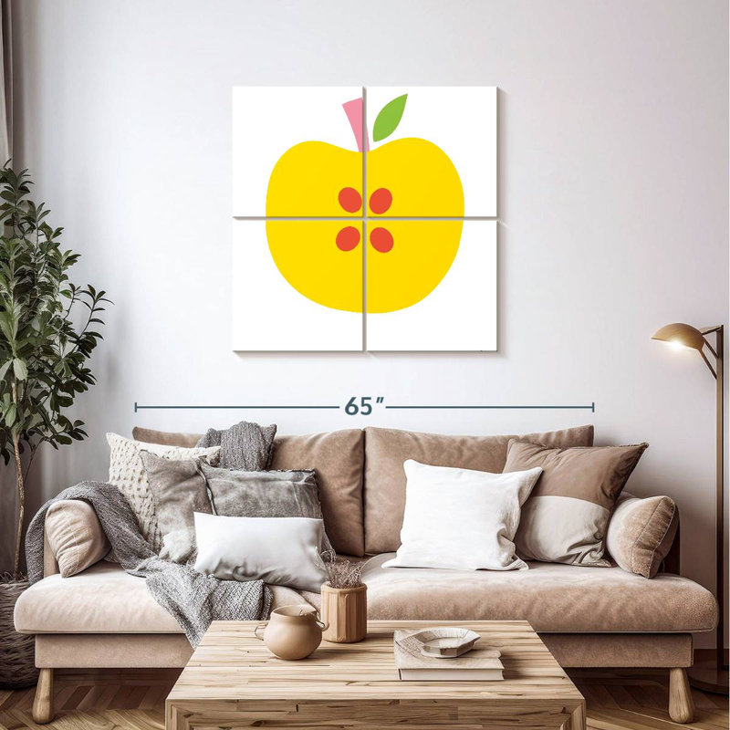 Pomme jaune Yarlin, H 38 po x l 38 po