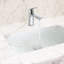 Robinet de lavabo de salle de bain à poignée simple en laiton