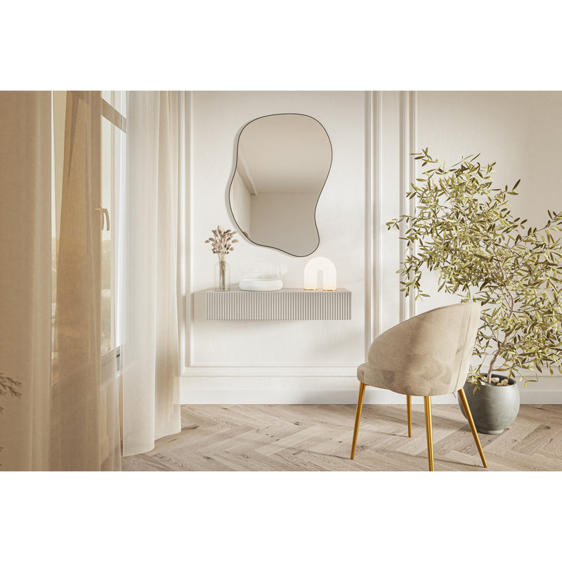 Veldio 90cm Console Table, Beige