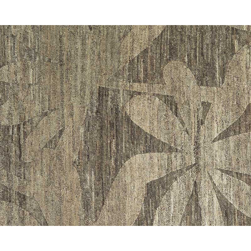 Paradise Floral Area Rug in Gray, Rectangle 2' x 3'