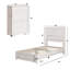Ensemble de chambre à coucher, lit plateforme et commode 5 tiroirs Farmhouse-1182189421-1182189422