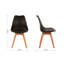 Atkins 45cm H Upholstered Side Chair in Black