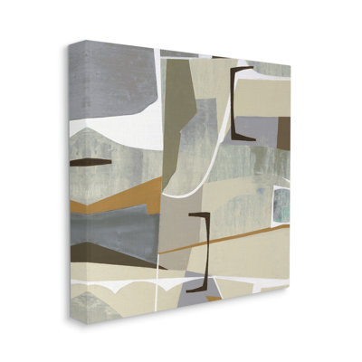 " Retro Geometric Composition " by Liz Jardine