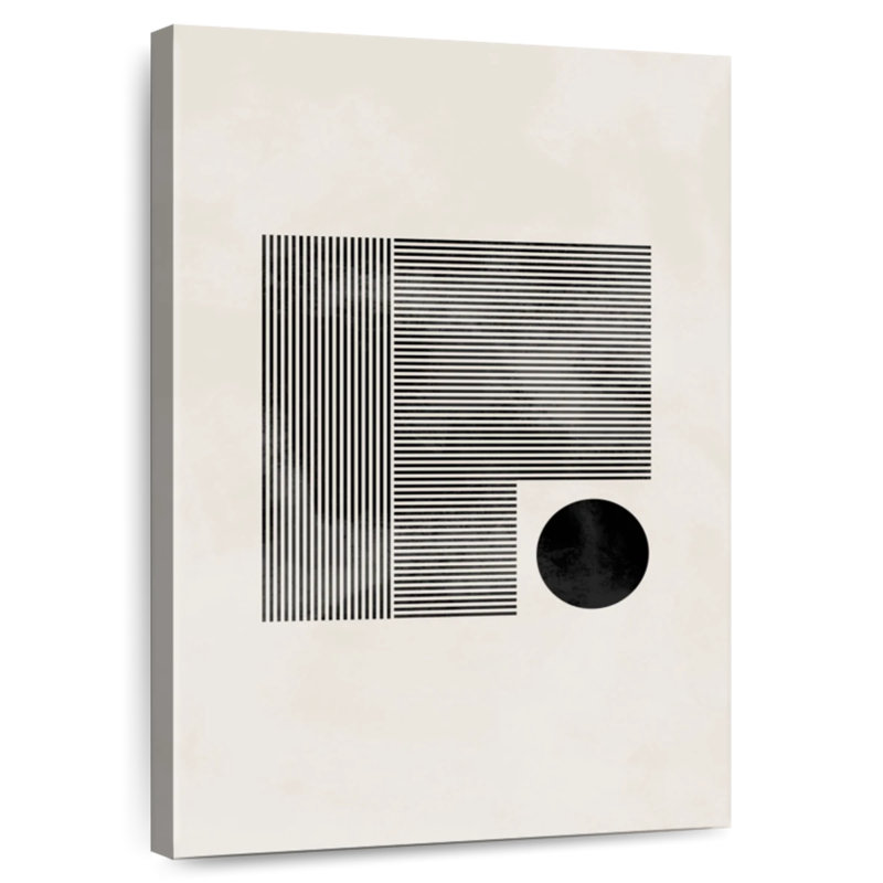 Carré minimaliste, H 39 po x l 26 po