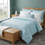 Ensemble de couette réversible 7 pièces en coton naturel Brooklyn Blue Floral, taille Queen-134840857