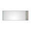 Miroir de salle de bain 96 po à DEL 96 po avec rétroéclairage, miroir de salle de bain mural à mémoire de forme antibuée réglable-110584635