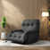 Comfortable adjustable recliner in solid wood