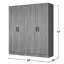 Double garde-robe avec 4 portes minces! -105840236