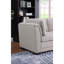 Kristin 121.5" Light Grey Linen Fabric Reversible Sectional Sofa with 2 Ottomans