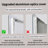65X21in Full Body Mirror With Lights Full Length Mirror Wall Hanging Type Suitable For Bedrooms, Dimming And 3 Color Lighting