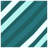 Diagonal Teal Stripes Quilted Bedspread All Sizes-128503400