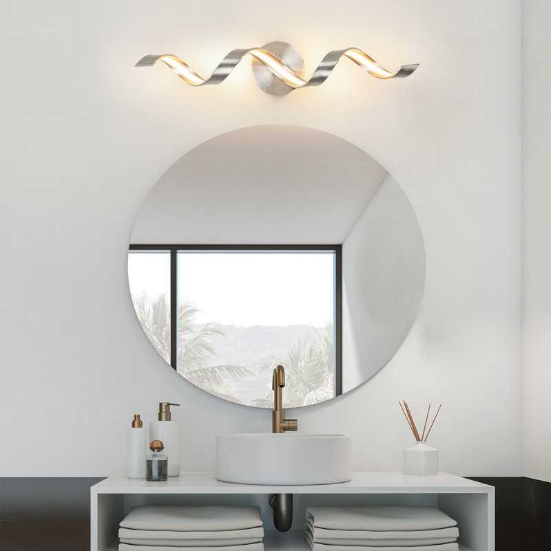 Ketilbiorn Dimmable LED Vanity Light, Silver, 3000K