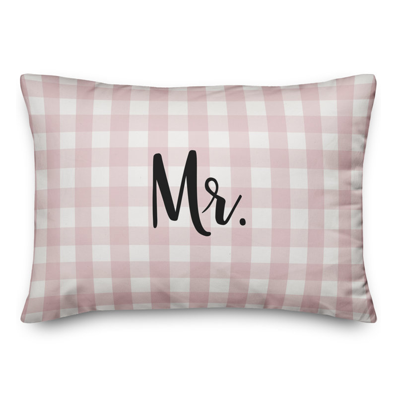  Coussin Mr., Noir / Rose