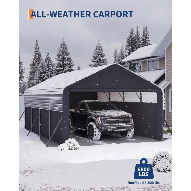 Abri d'auto 12x20Ft