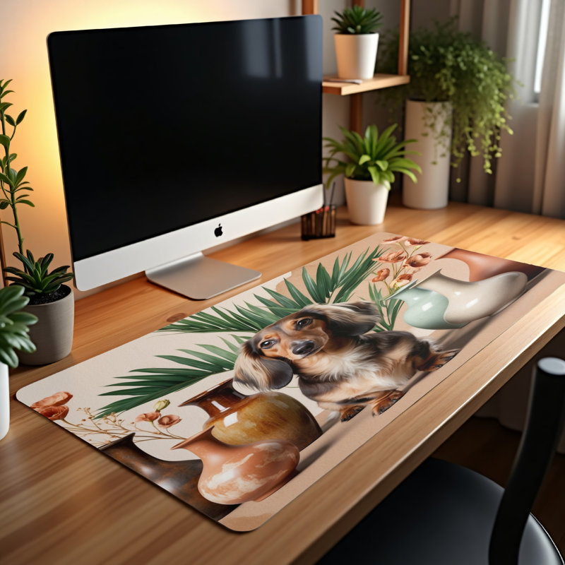 Polyester Desk Pad, 31.5x15.5