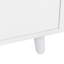 Armoire de cuisine de 63 po de large, armoire de rangement autoportante avec 4 portes, 4 tiroirs et tablette à micro-ondes, blanc, buffet-1822753392