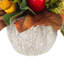 Thistle and Pomegranates Arranged in Decorative Ceramic Pot