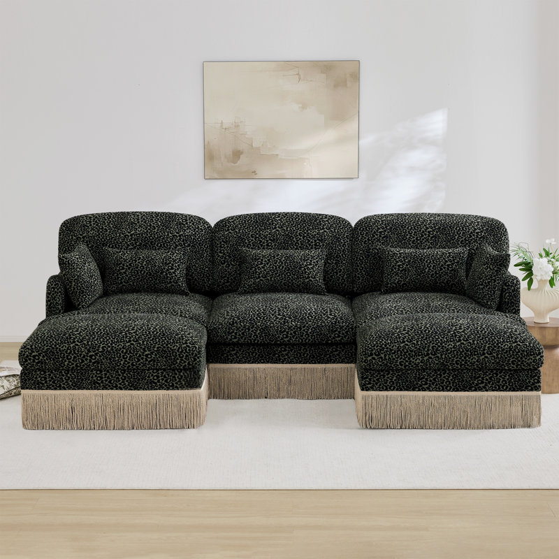 Canapé Comfy, H 34,6 po x l 100,3 po x l 55,4 po, Vert