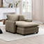 Canapé profond avec repose-pieds et coussin-540785681