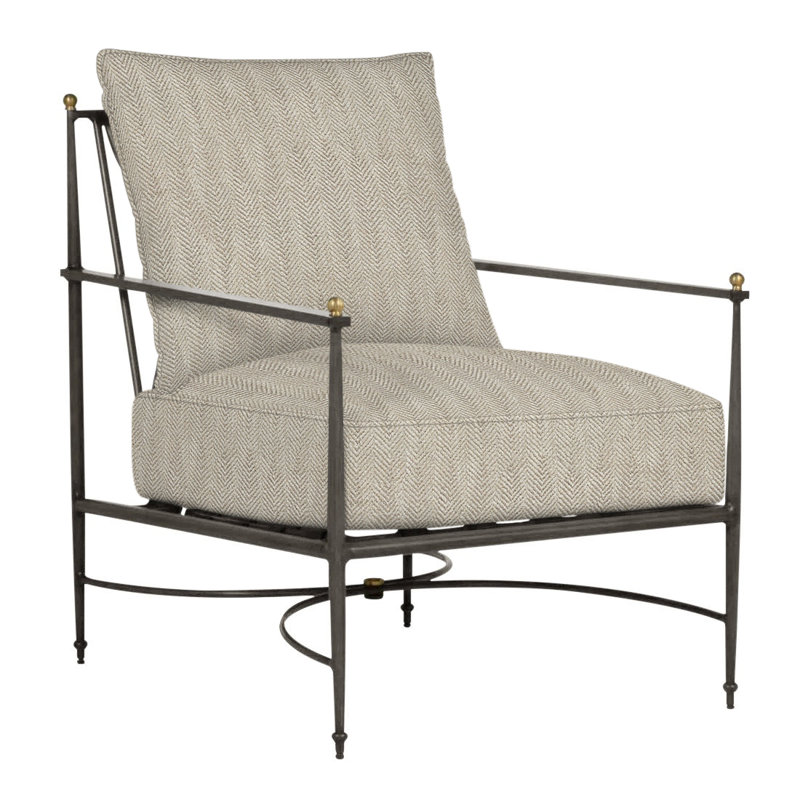 Roma Patio Chair with Cushions, Natural White, Welt