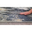 Modern Abstract Mottled Rug, Canvas Design, Woven, Grey Blue Yellow Beige-199966249