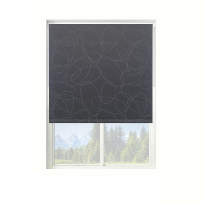 Blackout Roller Blind, 175 cm  Lx 150 cm W , Light Grey