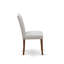 Cet ensemble de table de salle à manger 5 pièces comprend une table rectangulaire en bois rustique et 4 chaises revêtues de tissu de lin, 36 x 60 po, noyer naturel-1204449270-1204449268-1204449257